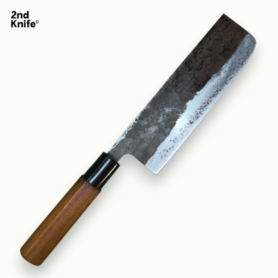 Couteau Nakiri japonais forgé main Sakai Tada acier sandwich