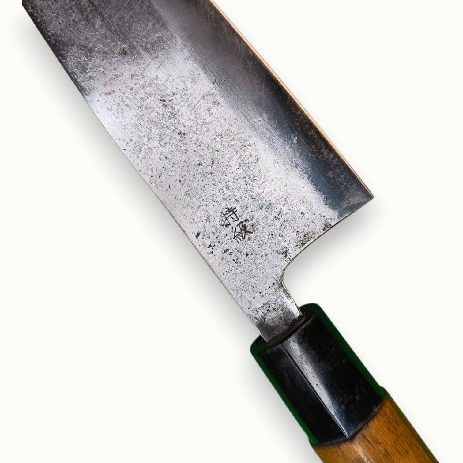 Lame acier sandwich Deba Sadamitsu 17cm tranchant rasoir restauré